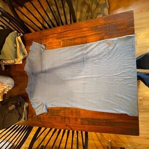 Natural Reflections Light Blue Short Sleeve Dress Tee